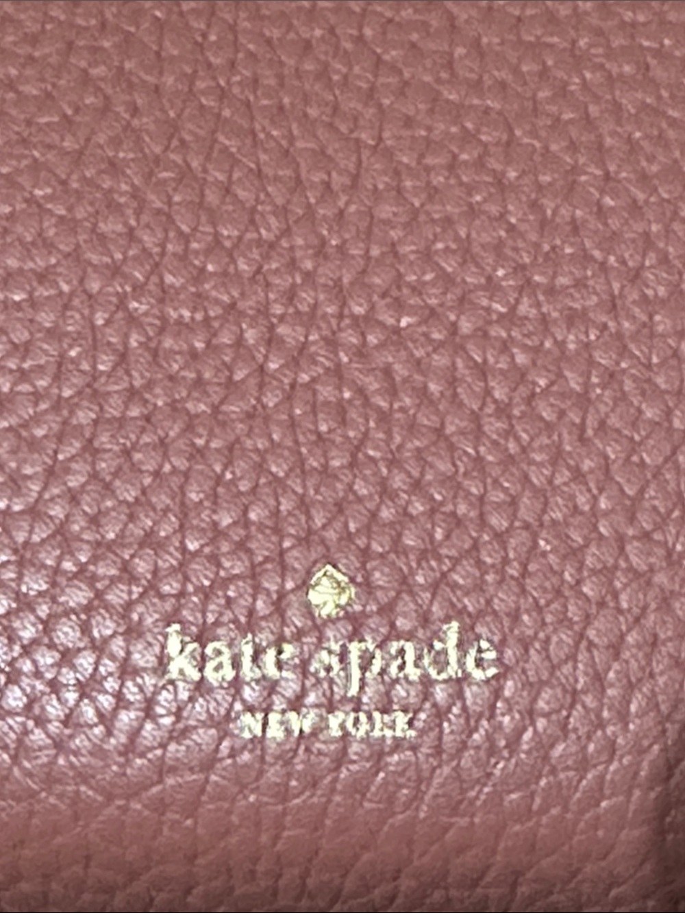 kate spade Madison Dusty Rose Pebbled Leather Cell Phone Crossbody with COA - Picture 10 of 14